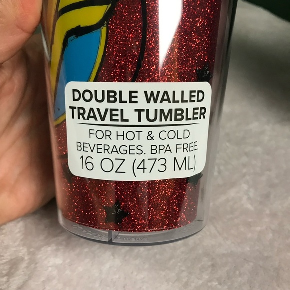 DC COMICS Wonder Woman Plastic Double Walled Tumbler With Lid 16 Oz 473 Ml New - Picture 13 of 16